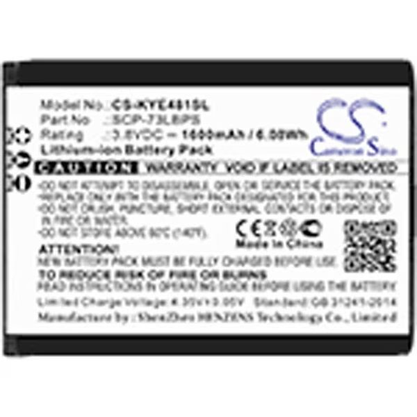 Replacement for Kyocera Scp-73lbps Battery, Ilc, Mfr#: SCP-73LBPS
